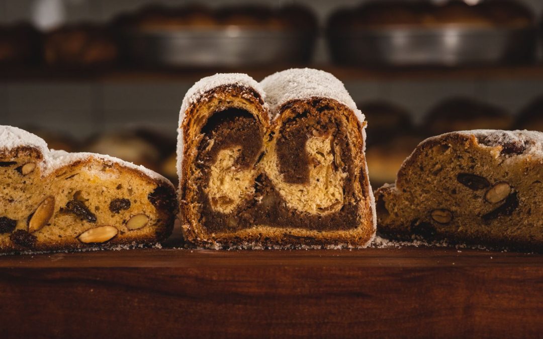 Variedades de Stollen (Mazapán, Nueces y Mantequilla)